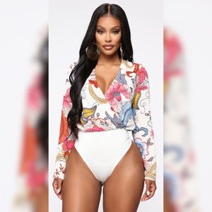 Back in time bodysuit Fashion nova